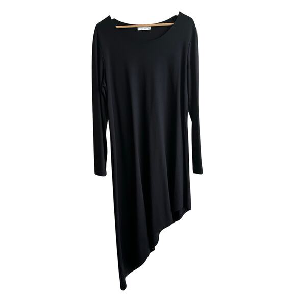bryn Walker Tops - Bryn Walker Nada Asymmetrical Tunic Top Black L